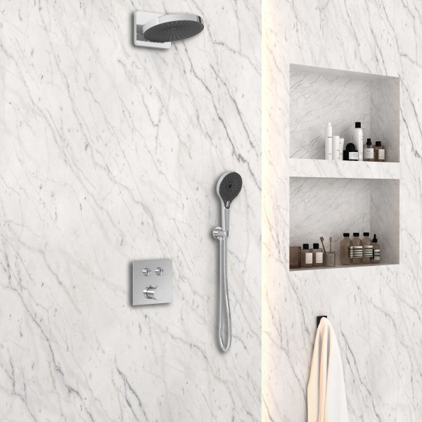 Душевая система скрытого монтажа Vincea Inspire VSFW-4I211CH хром фото
