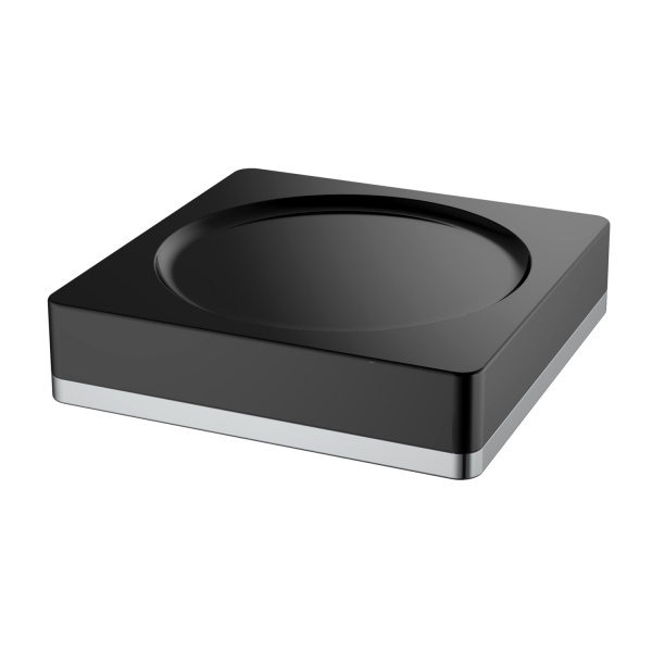 Мыльница настольная Boheme Q 10960-B-CR черный/хром фото