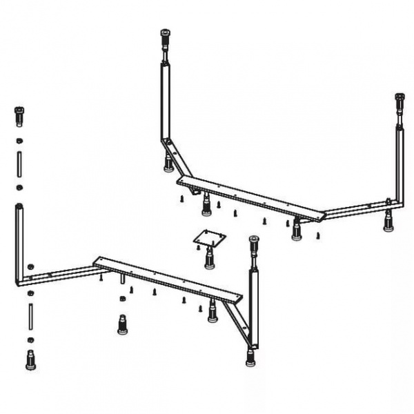 Каркас для ванны Riho Colorado POOTSET14 фото