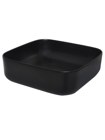 Раковина накладная AQUAme AQM5011 390x390x130 черный матовый фото