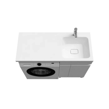 Тумба под стиральную машину с раковиной Iddis Optima Home OPH11RDi95K 110 см правая фото