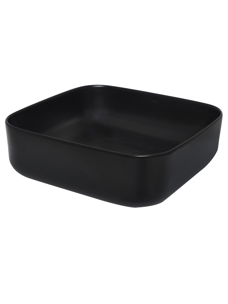 Раковина накладная AQUAme AQM5011 390x390x130 черный матовый фото