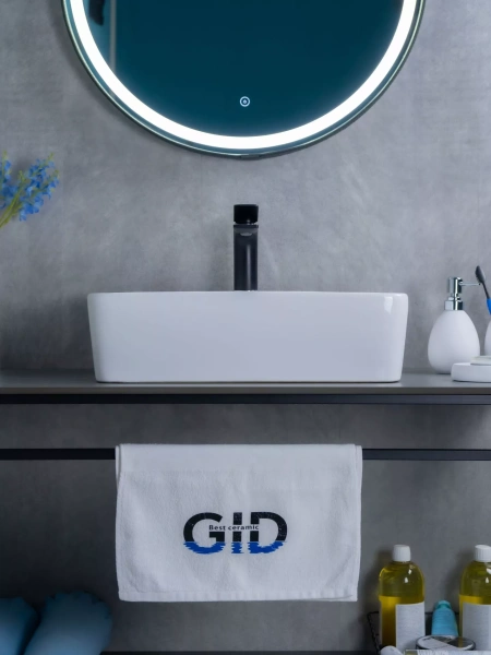 Накладная раковина GID N9091 49х38 фото