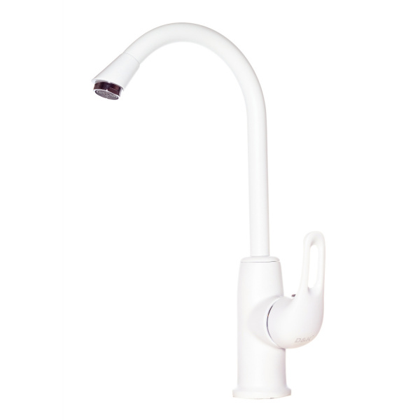 Смеситель для кухни D&K Rhein Eucharius DA1372426 белый фото