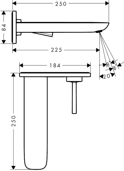 Смеситель для раковины Hansgrohe PuraVida 15085400 фото