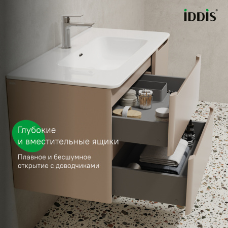 Тумба с раковиной Iddis Edifice EDI10C0i95K капучино фото