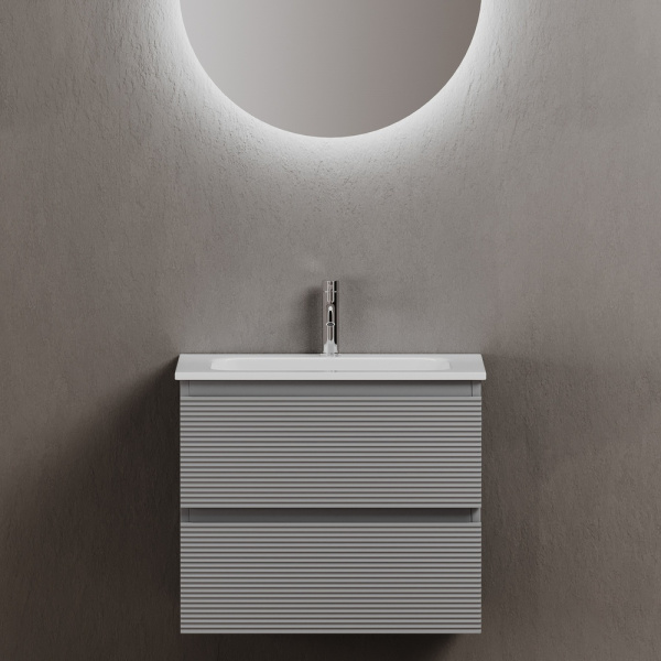 Тумба под раковину Sancos Folk FL60ES Ergraut soft фото