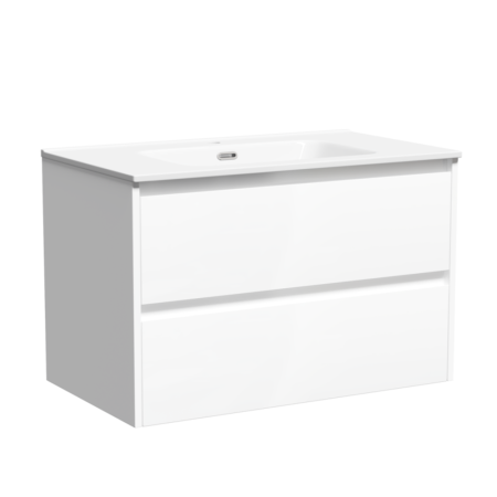Тумба под раковину Sancos Libra LB80W белая фото