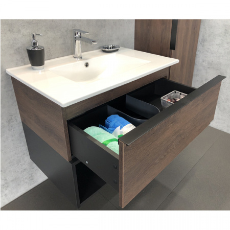 Тумба Comforty Франкфурт-75 с раковиной Comforty 75e фото