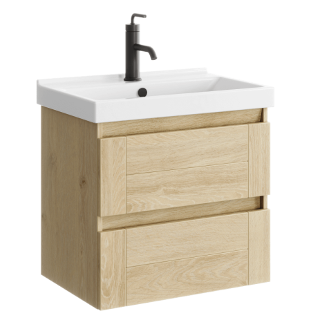 Тумба под раковину Aqwella Astrid 60 AST0106DD дуб давос фото