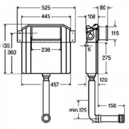 Бачок скрытого монтажа Viega Visign 2H 622220 фото