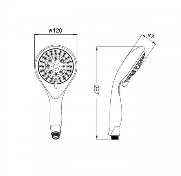 Душевая лейка Iddis Hand Shower A10161 фото