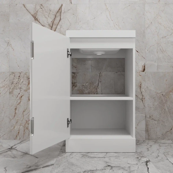 Тумба напольная Style Line Моно ЛС-00002449 белая фото