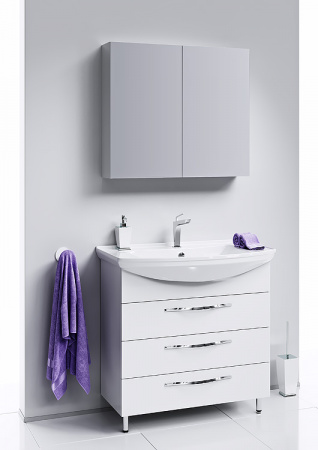 Тумба с раковиной Aqwella Аллегро 85 Agr.01.08/3 фото