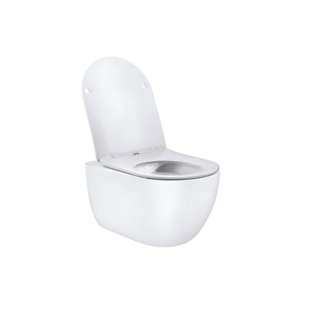 Подвесной унитаз безободковый Vincea Evo VT1-34 с сиденьем фото