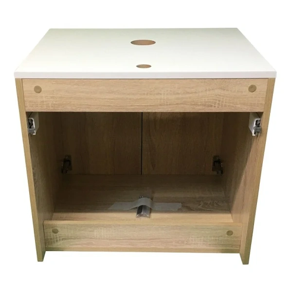 Тумба под раковину Sintesi Style STL.W7021 столешница белая / дуб сонома фото