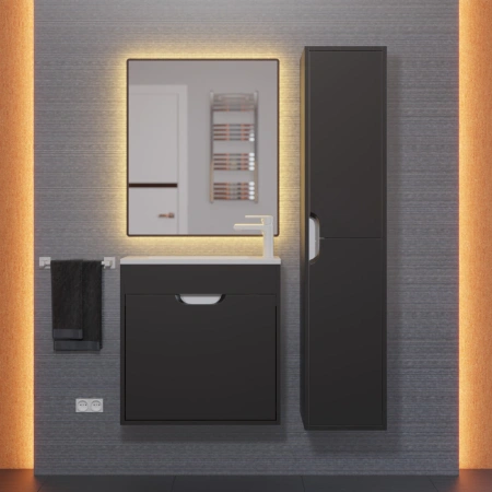 Тумба под раковину Uperwood Modul 60 2930205364 черная фото