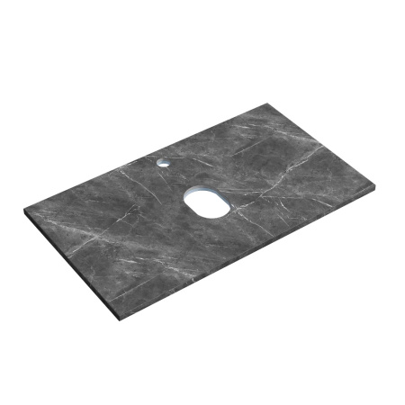 Столешница с отверстием под смеситель Sancos TT80A1X 80 см, black sky фото