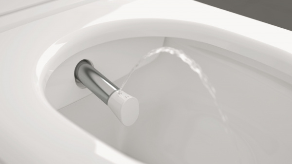 Подвесной унитаз с функцией биде Villeroy & Boch ViClean V0E100R1 фото