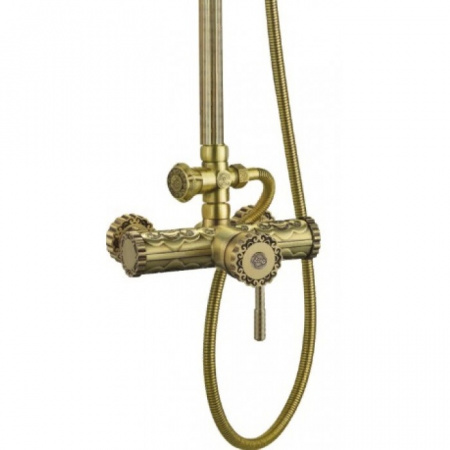 Душевая система (стойка) Zorg Antic A 118 DS-BR фото