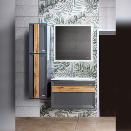 Тумба с раковиной Бриклаер Берлин 80 4627125416156 фото