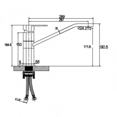 Смеситель для кухни Kaiser Sonat 34133 фото