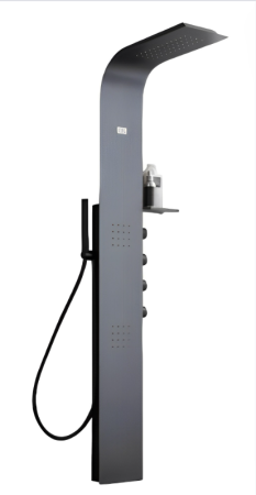 Душевая панель Cerutti SPA Bella СТ9254 черная матовая фото