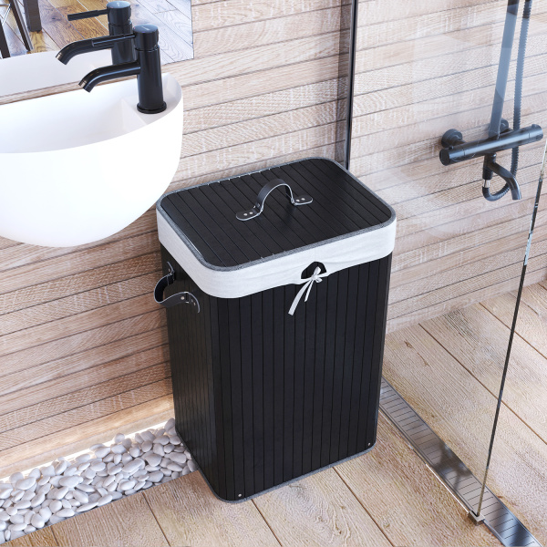 Корзина для белья WasserKRAFT Nuthe WB-910-L фото