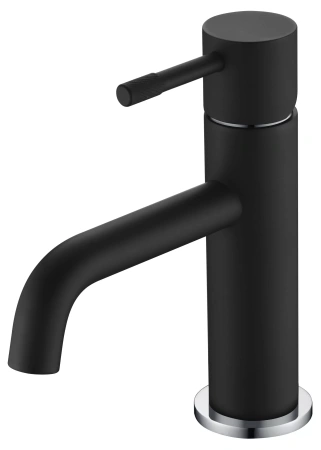 Смеситель для раковины Boheme Uno 461-BCR черный/хром фото