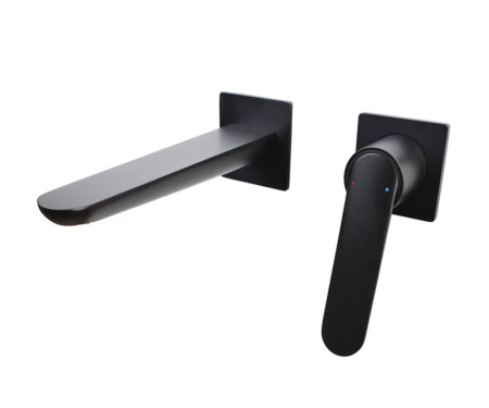 Настенный смеситель для раковины Bronze de Luxe Icon 7006CB черный матовый фото