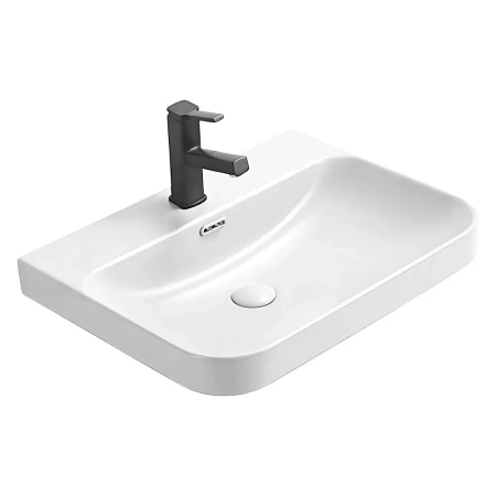 Тумба с раковиной Comforty Тенерифе-60 00-00022171 белая матовая фото