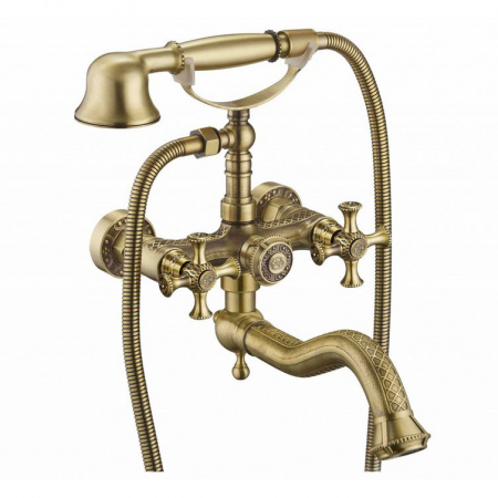 Смеситель для ванны с душем Zorg Antic A 7000W-BR фото