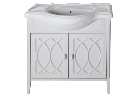 Тумба с раковиной ASB Woodline Миа 85 10106 фото