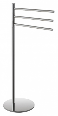 Стойка для туалета с тройным пооротным держателем для полотенец Bemeta Omega 104836032 фото