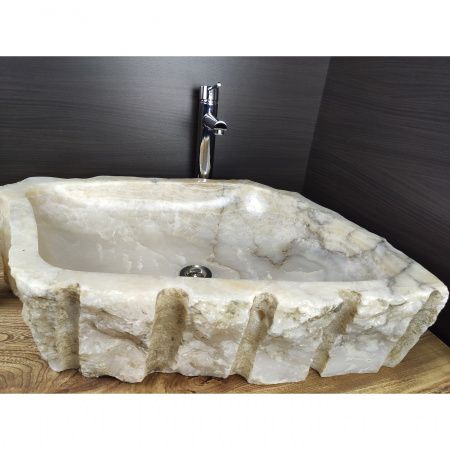 Раковина из оникса Indo Erozy Блитар EO-00052 фото