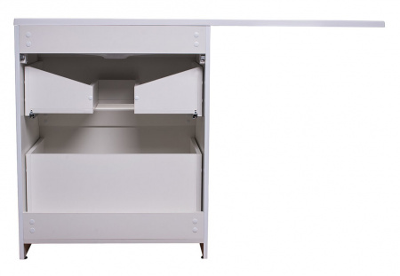 Тумба под раковину Style Line Даллас 130 Люкс Plus белая фото