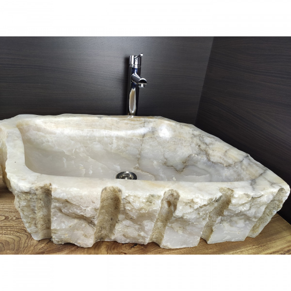 Раковина из оникса Indo Erozy Блитар EO-00052 фото