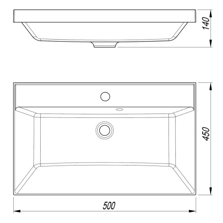 Тумба под раковину Style Line Батлер 50 СС-00002489 серая фото