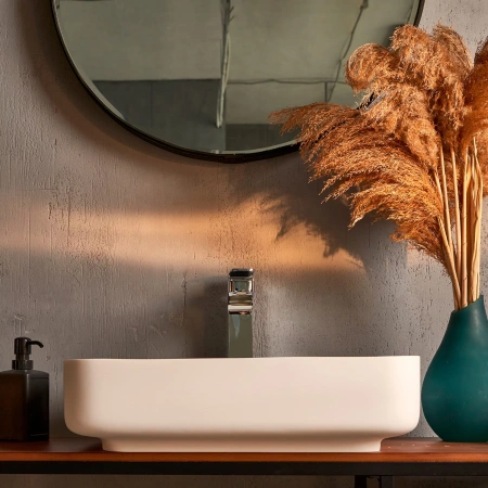 Накладная раковина Montebianco Loreto lungo 495 12017 49x36 фото