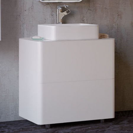 Тумба под раковину Raval Pure 75 Pur.01.75/N/W фото