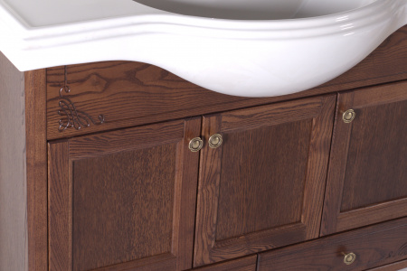 Тумба с раковиной ASB-Woodline Салерно 105 9696 фото