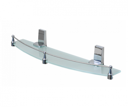 Полка стеклянная с бортиком WasserKRAFT Lopau K-6044 фото