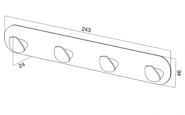 Набор крючков для полотенец Am.Pm Inspire A5035964 фото