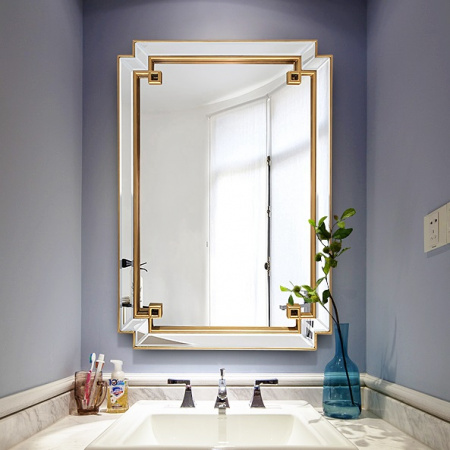 Зеркало в раме Art-Zerkalo York Gold GY203GL 65x96 фото