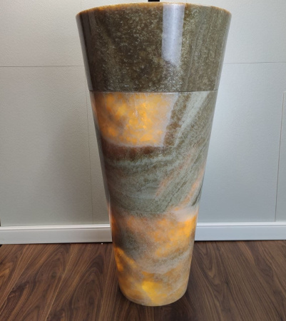 Раковина напольная из оникса Sunset ON-01347 (45*45*90) фото