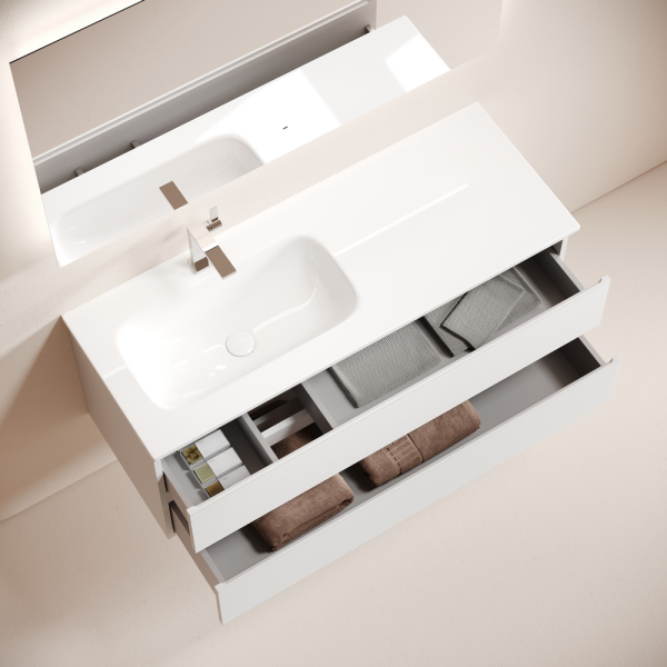 Тумба под раковину Sancos Folk FL120LW белая фото