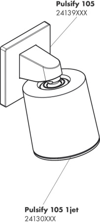 Кронштейн для верхнего душа Hansgrohe Pulsify 24139000 фото