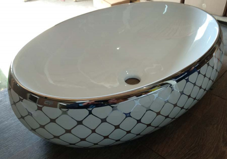 Накладная раковина CeramaLux NC 262 59х40 фото