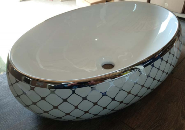 Накладная раковина CeramaLux NC 262 59х40 фото