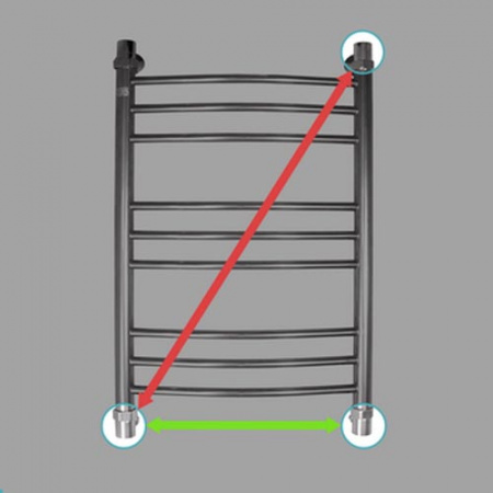 Водяной полотенцесушитель Energy Prestige 100x60 EWTR0PRES1006000000 фото